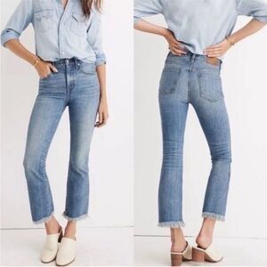 Madewell cali demi boot jeans SZ 25